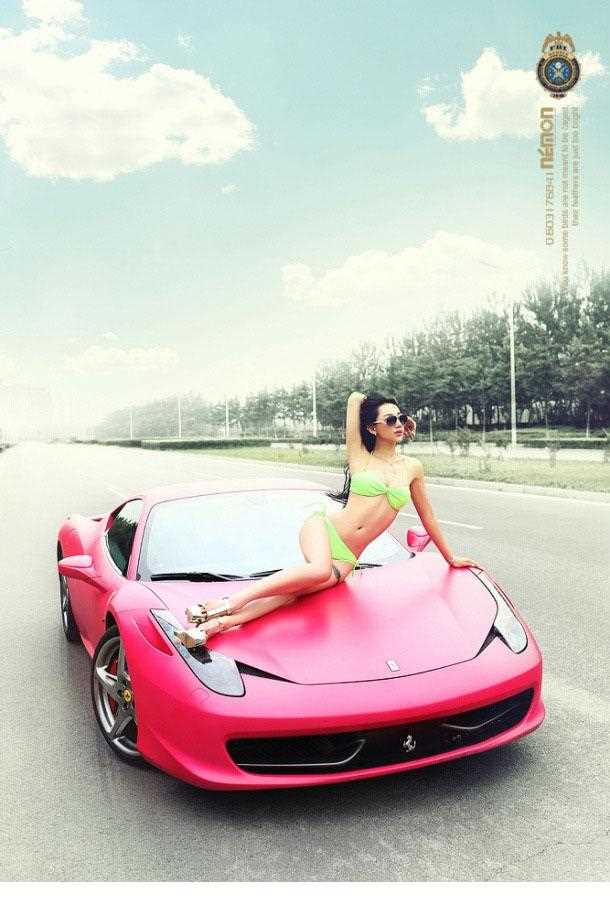 精选超酷车模彩好看惑比基尼图册