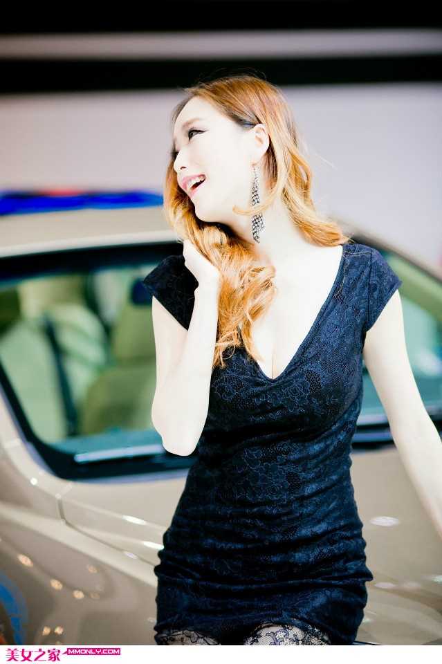 高清性感美女车模车展高清图集