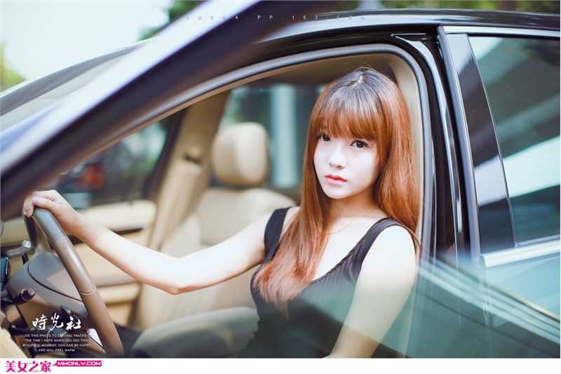 优质极品车模清新户外相册