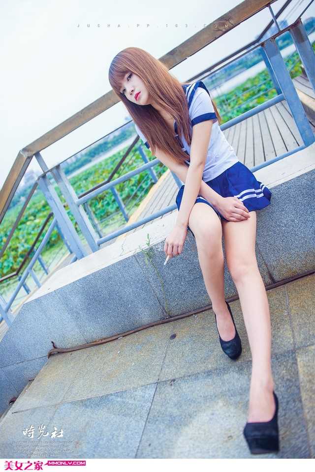 优质极品车模清新户外相册