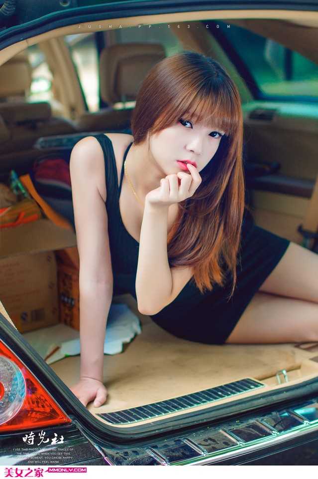 优质极品车模清新户外相册