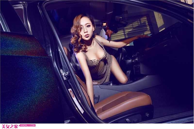 高清豹纹内衣车模性感私房照图集