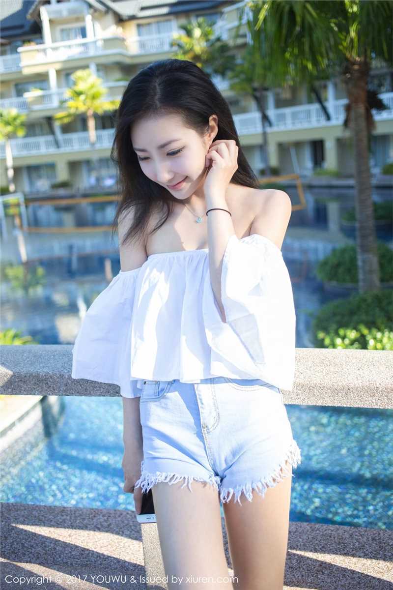 美女模特Ann尤美旅拍甜美迷人