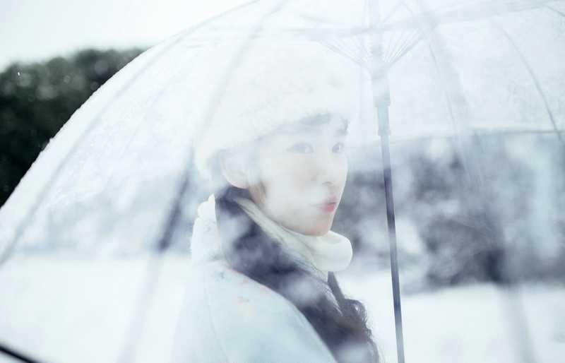 精选甜美小清新美女雪中可爱迷人图册