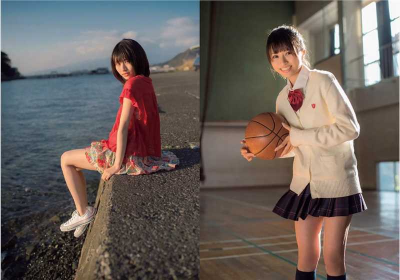 日本极品学生莉音Rion球场甜美可人美照