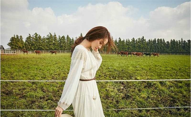 高清甜美女孩允儿户外小清新图片图集