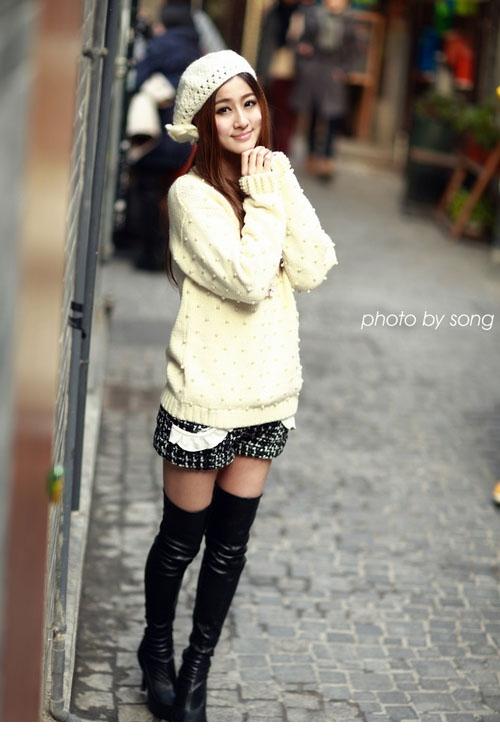 最全甜美女孩街拍高清图片壁纸