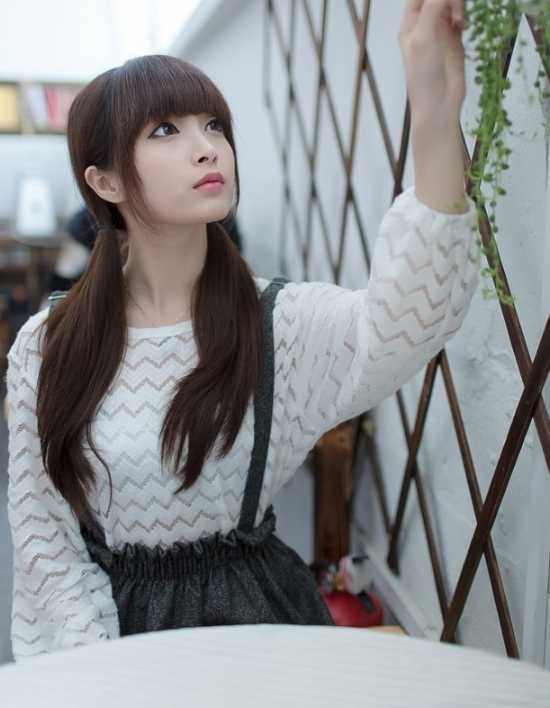 高清甜美女孩咖啡馆迷人写照图集