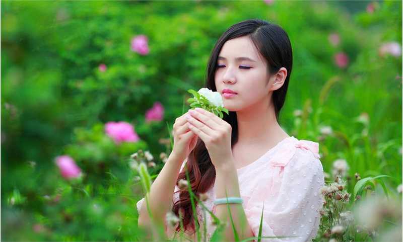 优质甜美女孩户外高清集图片