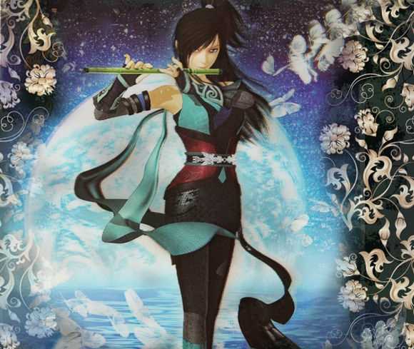 最新古装美女石兰吹笛大长腿秦时明月动漫壁纸图片壁纸