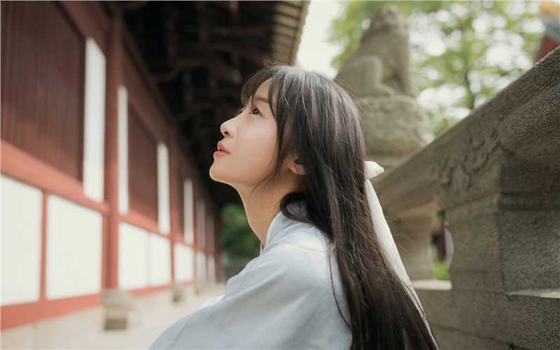 特别专辑气质淡雅古装美女高清桌面壁纸图片