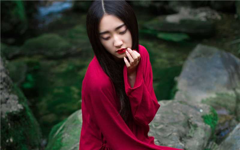 精选清纯古装美女户外高清桌面壁纸图册