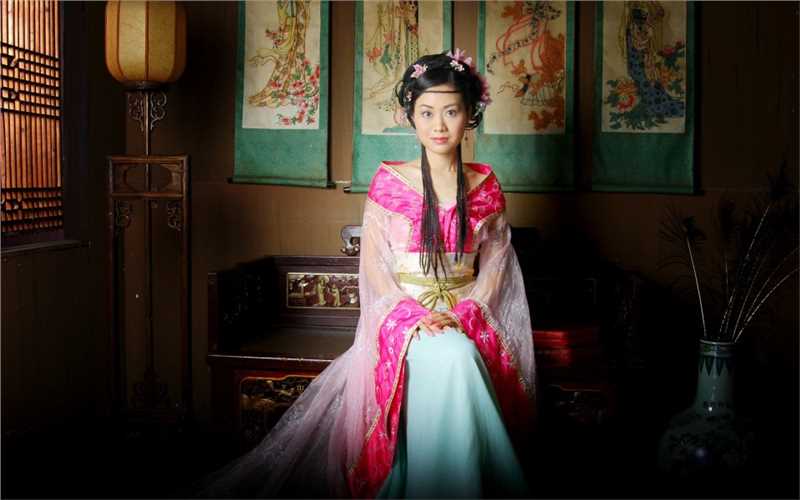 优质古装美女高清宽屏壁纸相册