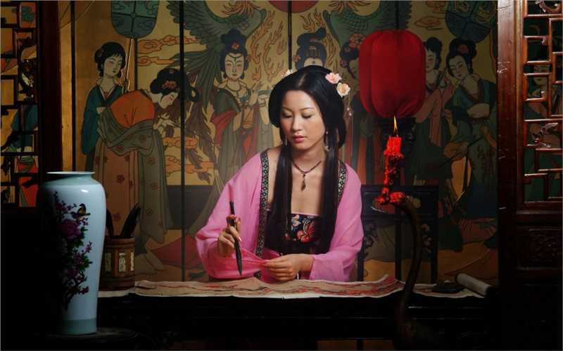 优质古装美女高清宽屏壁纸相册