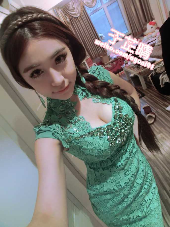 优质旗袍美女于芷晴高清照图片