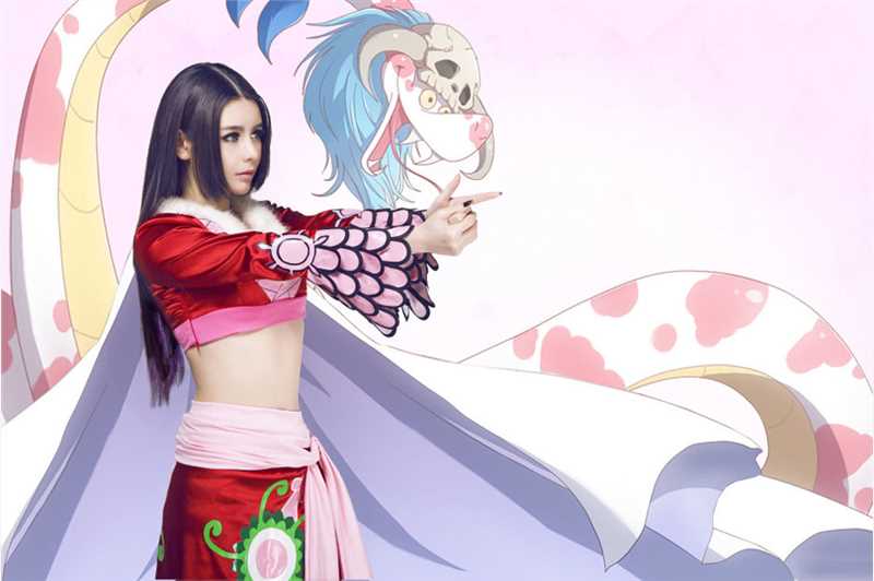 优质花儿乐队主唱小爱cosplay动漫海贼王图片