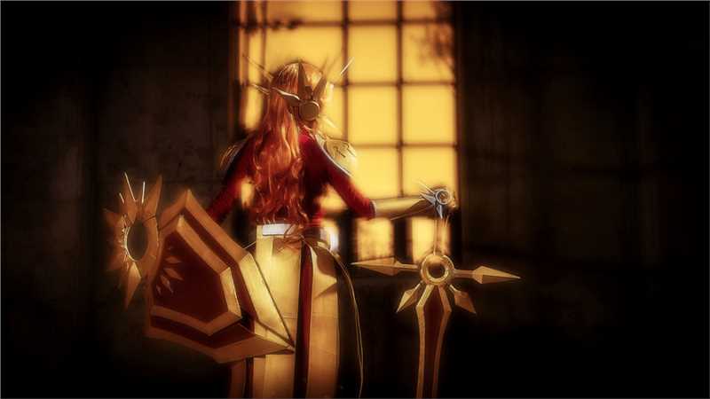 萌妹子cosplay游戏女巫角色高清图集