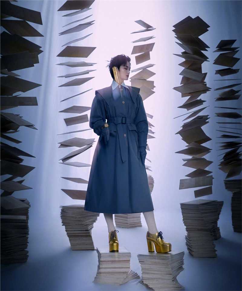 高清帅气御姐李宇春优雅时尚美丽个人杂志图片图集