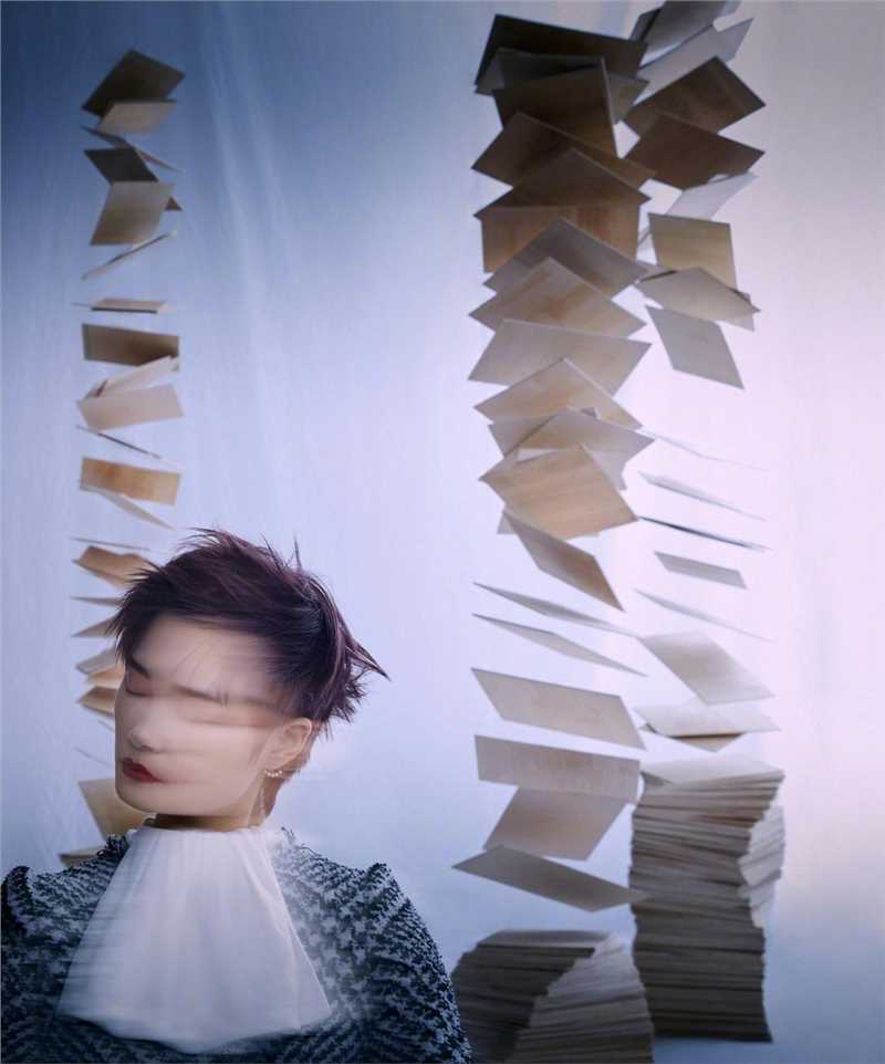 高清帅气御姐李宇春优雅时尚美丽个人杂志图片图集