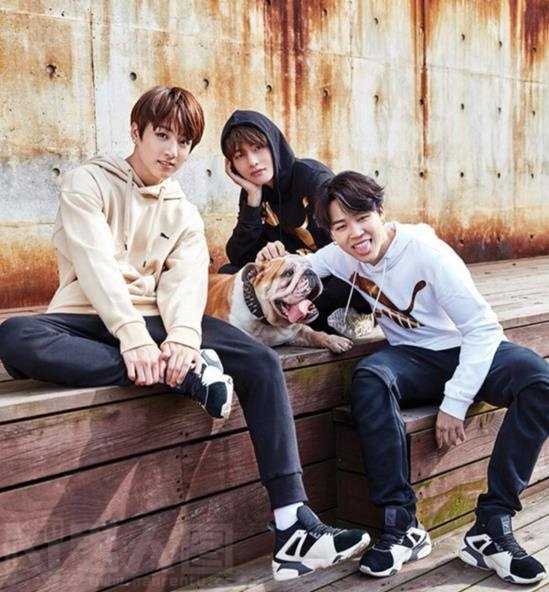 最全韩国帅哥偶像团队代言puma街头青春时尚壁纸