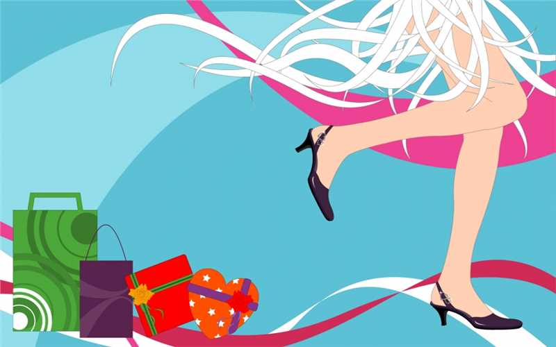 精选时尚的都市美女卡通漫画人物图片图册