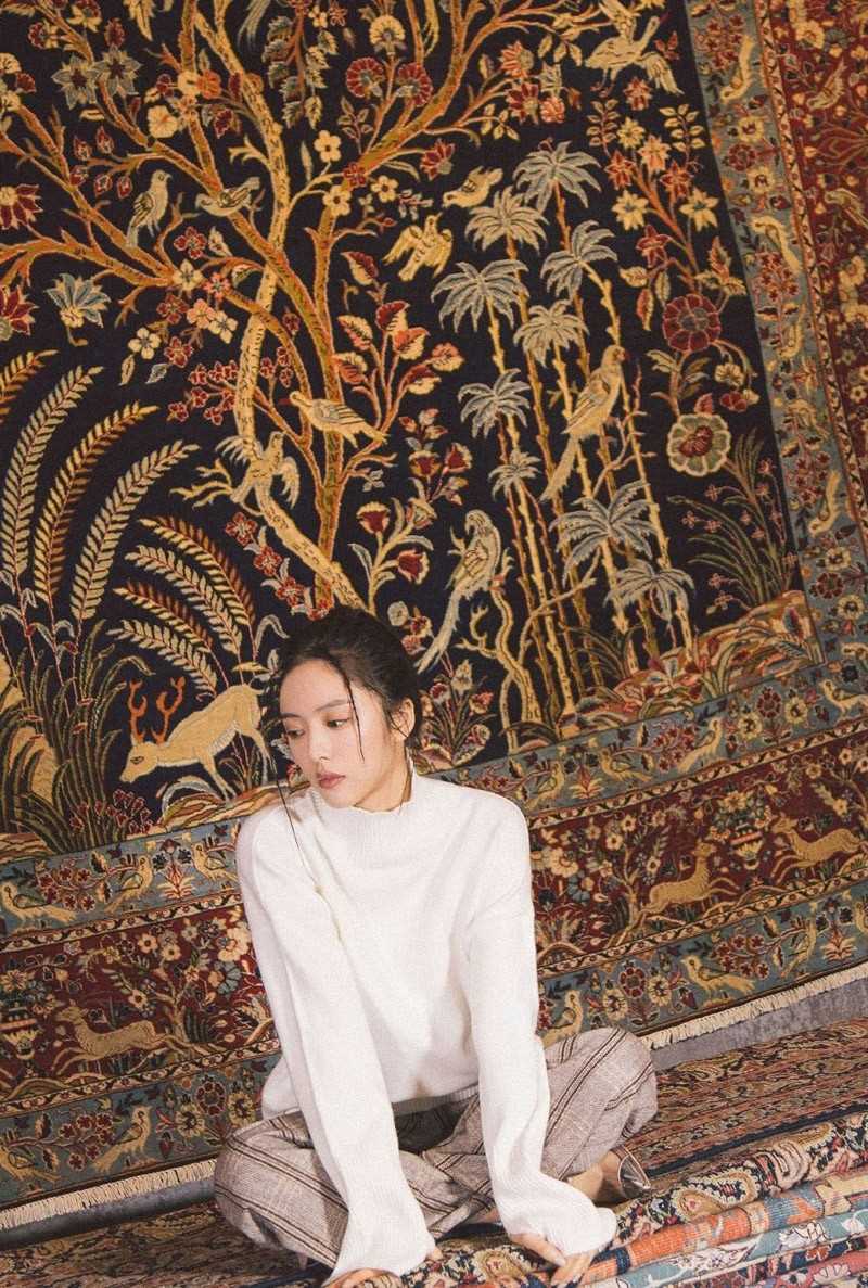 百面造型少女蔡文静时尚个人明星艺术照片