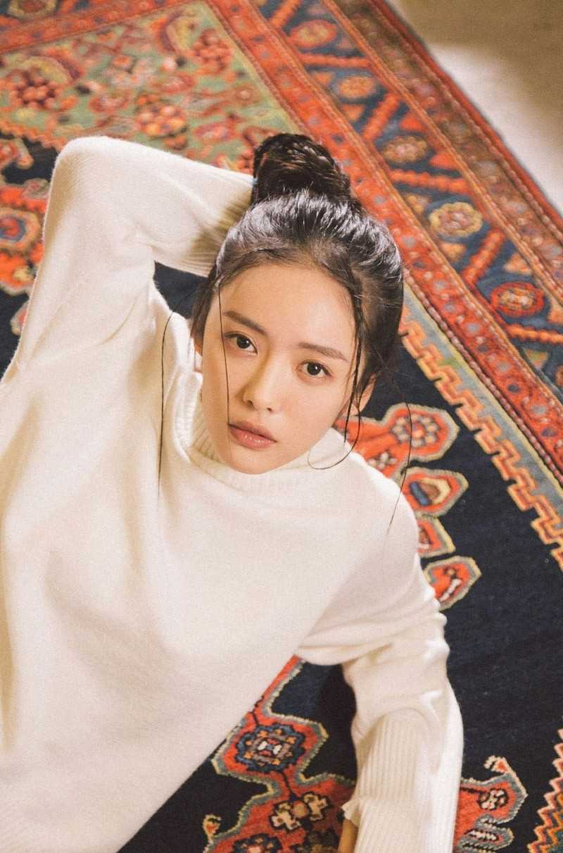 百面造型少女蔡文静时尚个人明星艺术照片