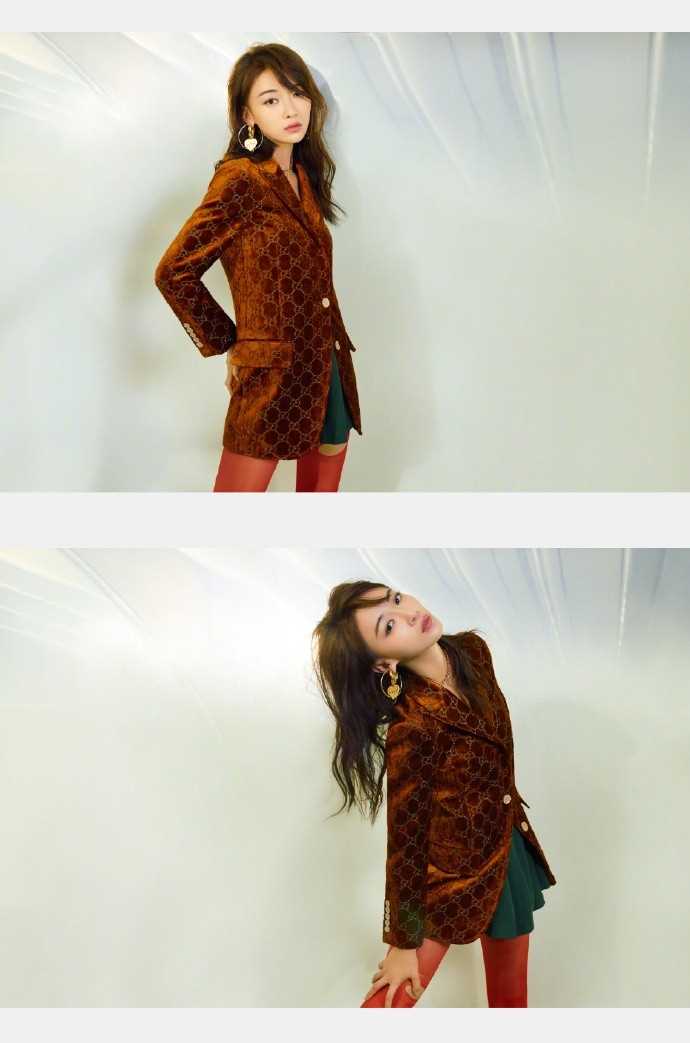 特别专辑秀丽短发美女吴谨言时尚清爽活力多姿清纯图片图片