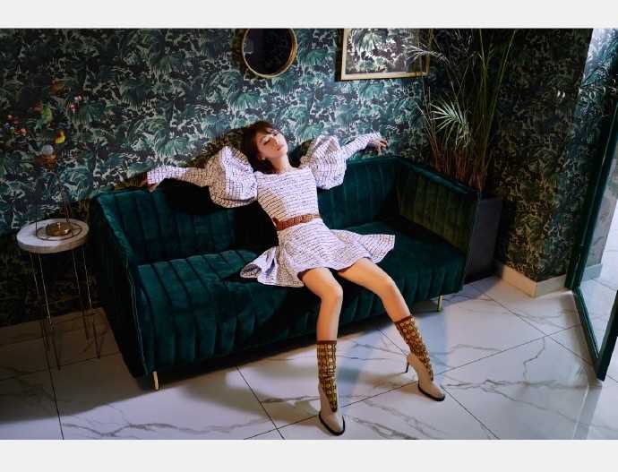 特别专辑秀丽短发美女吴谨言时尚清爽活力多姿清纯图片图片