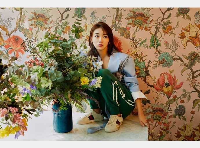 特别专辑秀丽短发美女吴谨言时尚清爽活力多姿清纯图片图片