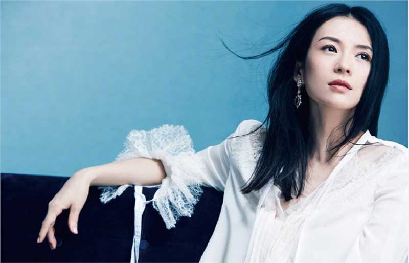 最新自信成熟御姐章子怡露背礼裙干练时尚明星图集