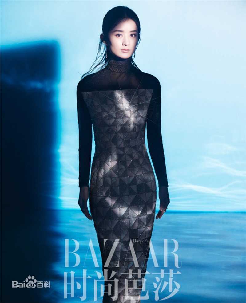 赵丽颖(Zhao Liying)时尚芭莎前后照片
