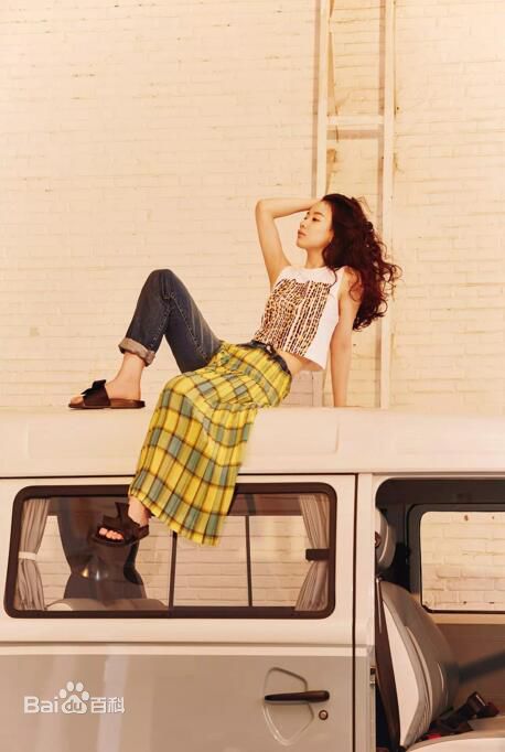 李梦(vivien)伊周、座驾素颜照壁纸