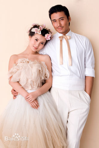 胡兵婚纱代言生活照相册