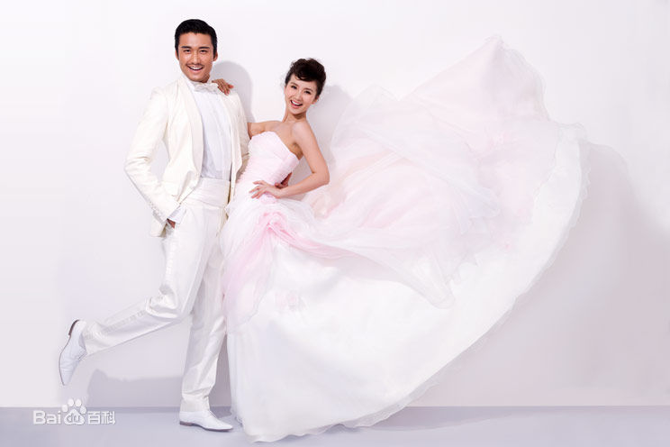胡兵婚纱代言生活照相册
