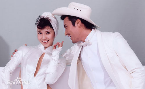 胡兵婚纱代言生活照相册