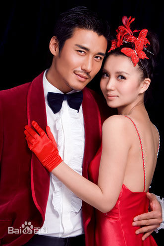 胡兵婚纱代言生活照相册