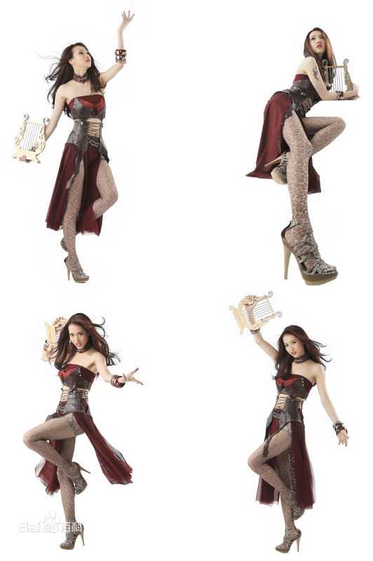 高清张弦子(Stringer)在2010弦子倾情代言游戏《兽血外传》中的图集