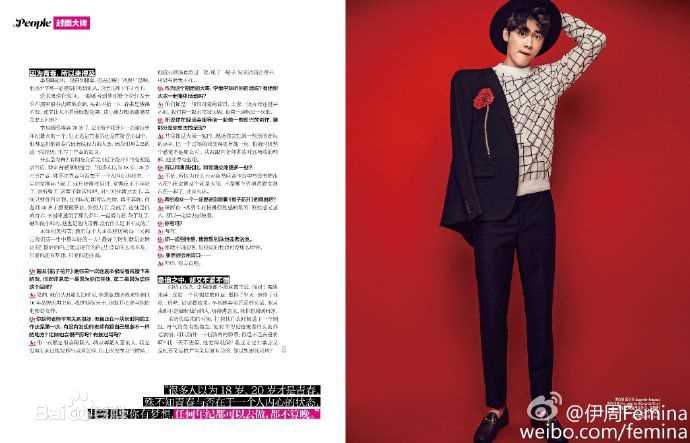 最全李易峰(Yifeng Li)在《伊周Femina》中的相册
