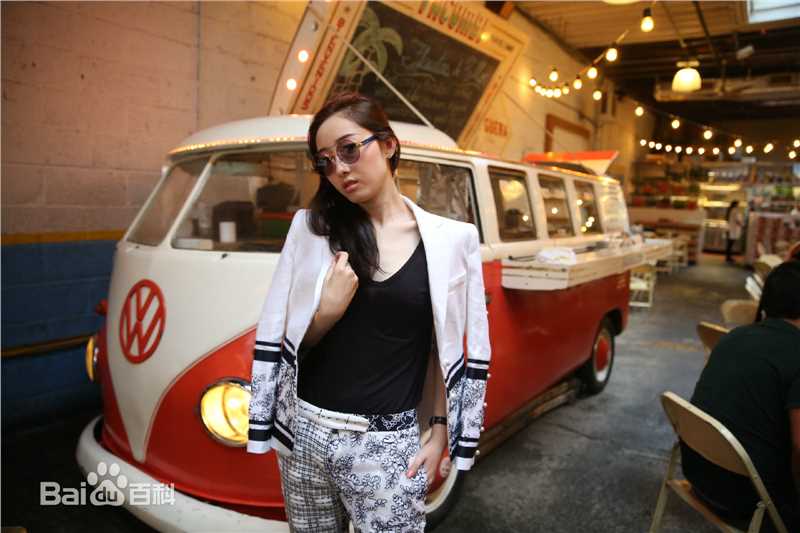 蒋梦婕2014纽约时装周照片生活照相册