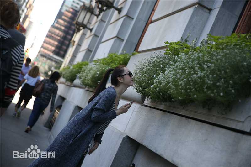 蒋梦婕2014纽约时装周照片生活照相册