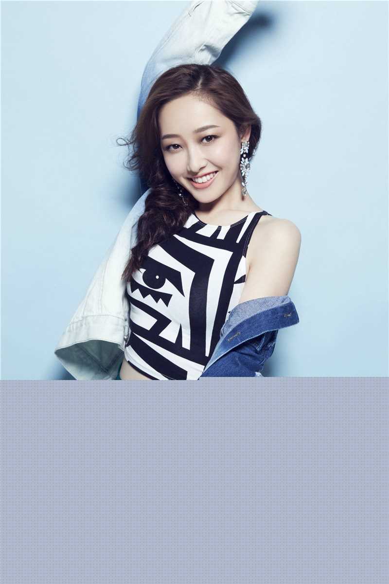 蒋梦婕平面时尚图素颜照壁纸