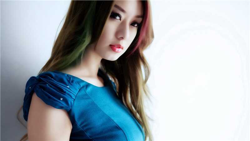 精选小嶋阳菜时尚魅惑桌面壁纸图册