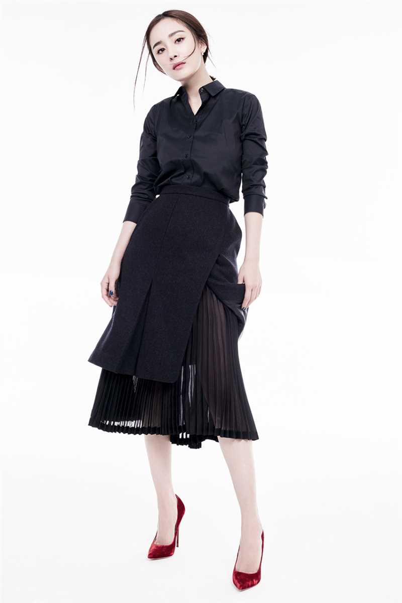 最全杨幂中性风时尚显帅气一面相册