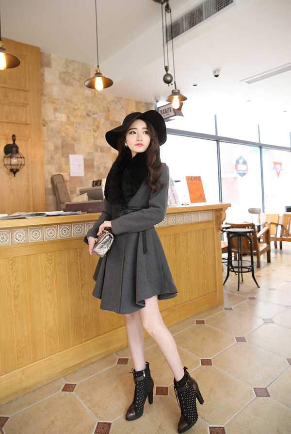 优质杭州时尚美女街头迷人图片