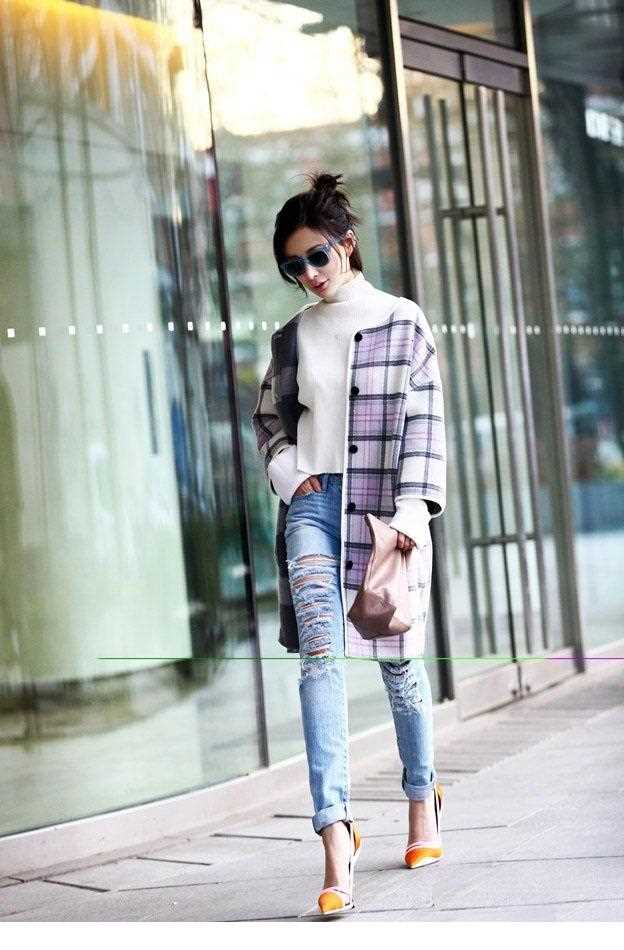 精选内地女演员熊乃瑾百变街拍大片图册