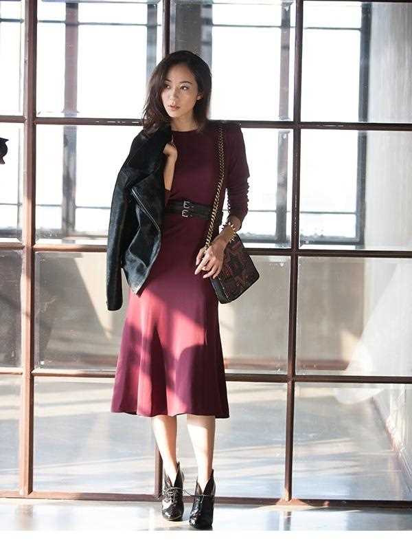 精选韩雪时尚街拍尽显气质女人范图册