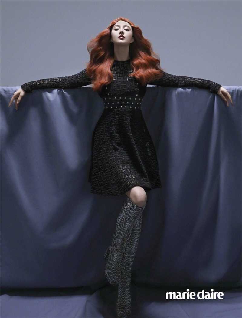 最新复古女王范冰冰时尚妖艳端庄优雅杂志壁纸