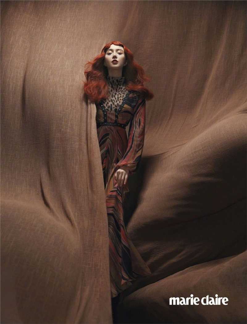 最新复古女王范冰冰时尚妖艳端庄优雅杂志壁纸