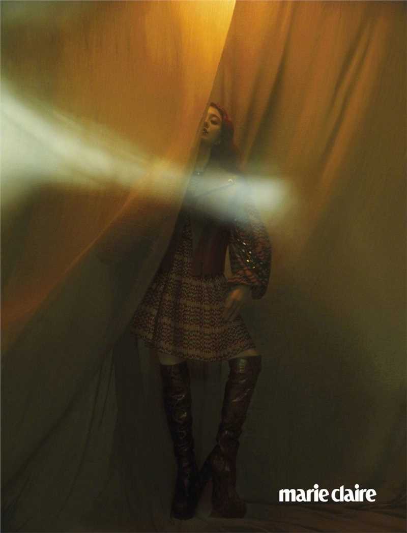 最新复古女王范冰冰时尚妖艳端庄优雅杂志壁纸